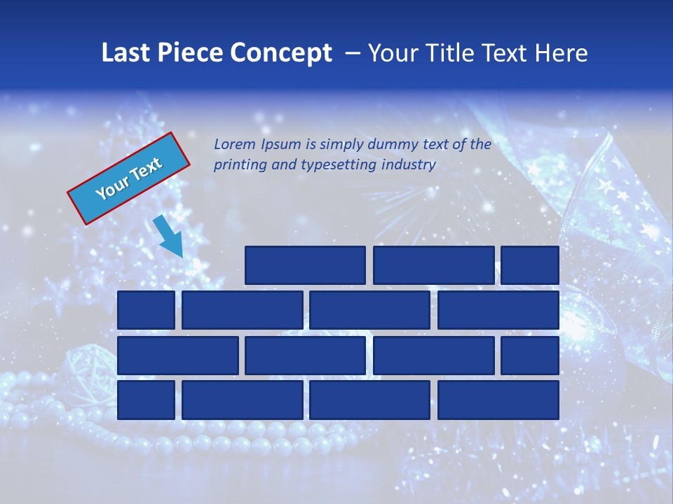 Copyspace Sparkle Holiday PowerPoint Template