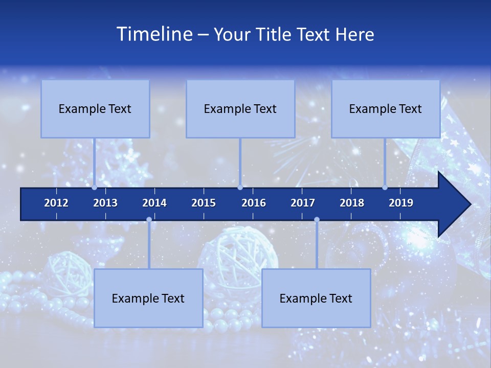 Copyspace Sparkle Holiday PowerPoint Template