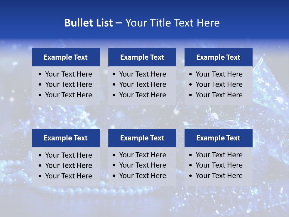 Copyspace Sparkle Holiday PowerPoint Template