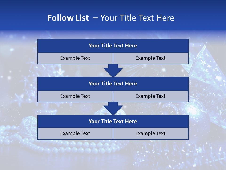 Copyspace Sparkle Holiday PowerPoint Template