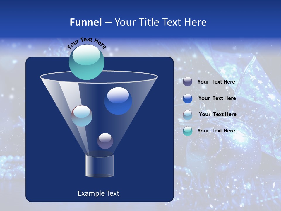 Copyspace Sparkle Holiday PowerPoint Template