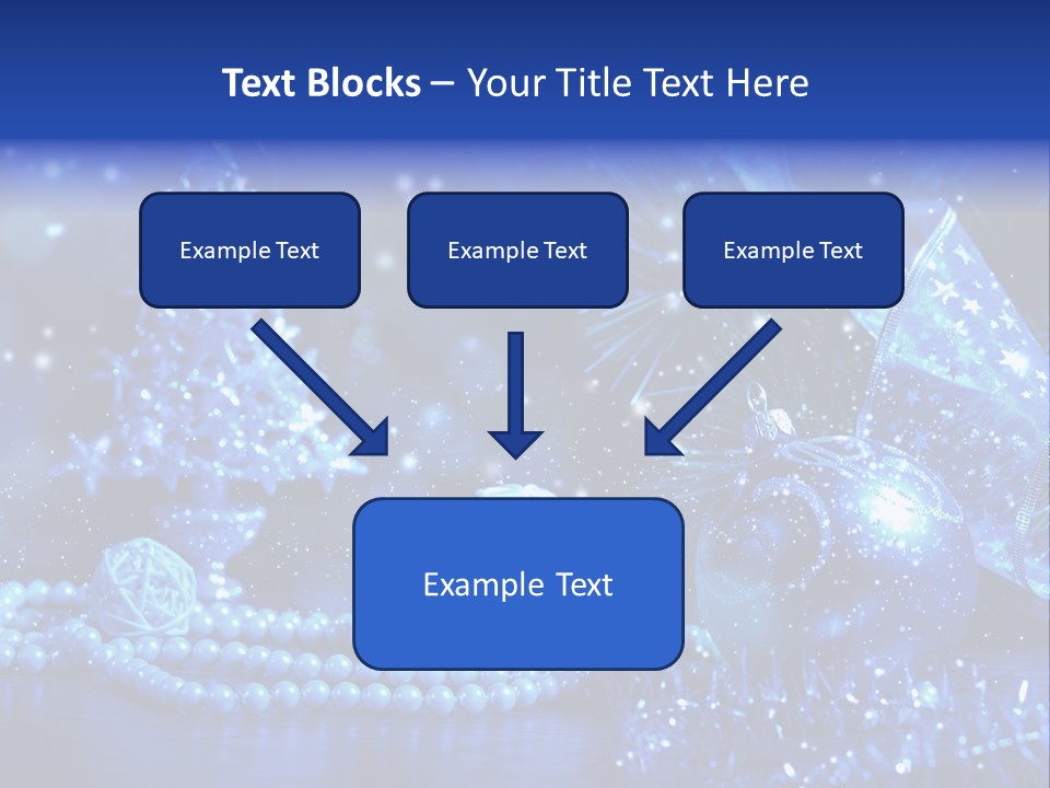 Copyspace Sparkle Holiday PowerPoint Template