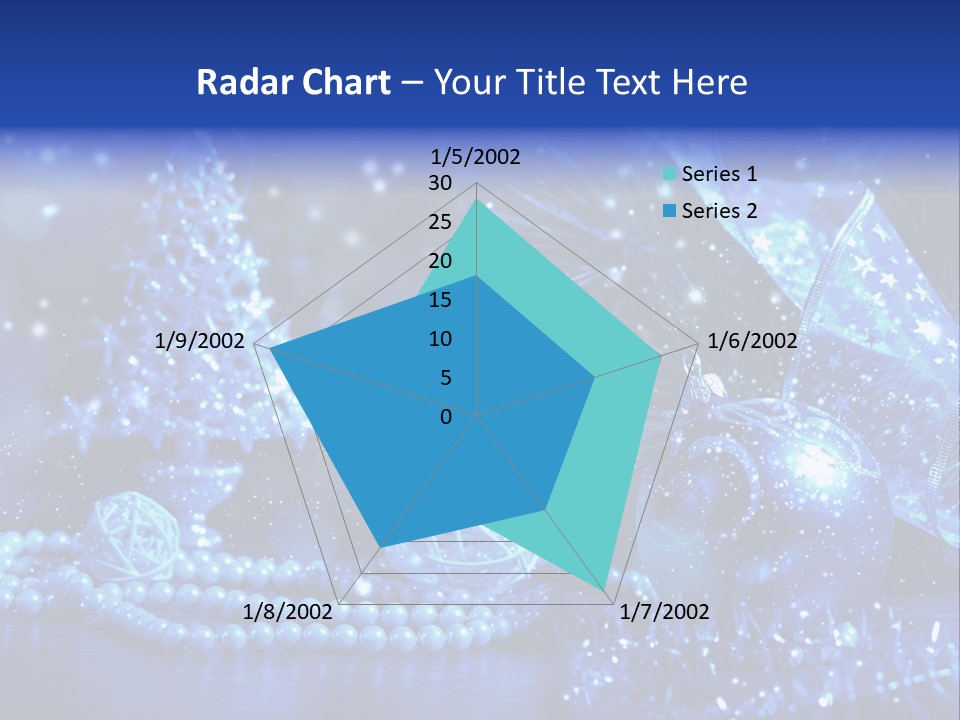 Copyspace Sparkle Holiday PowerPoint Template
