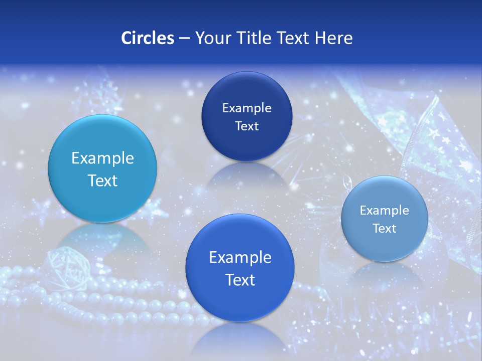 Copyspace Sparkle Holiday PowerPoint Template