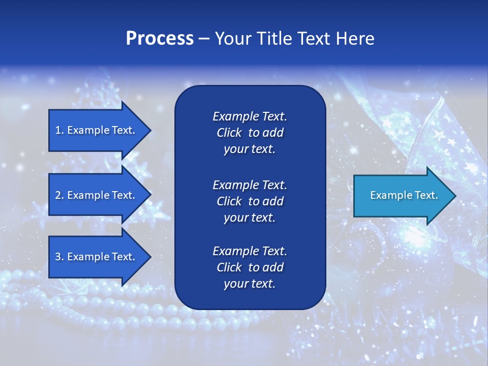 Copyspace Sparkle Holiday PowerPoint Template