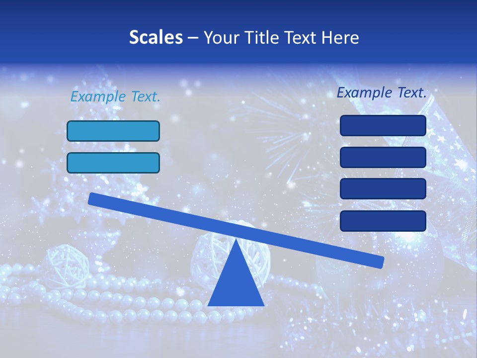 Copyspace Sparkle Holiday PowerPoint Template