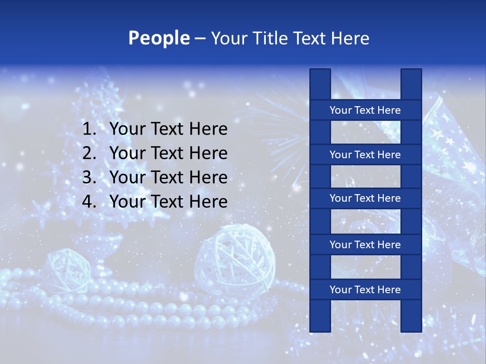 Copyspace Sparkle Holiday PowerPoint Template