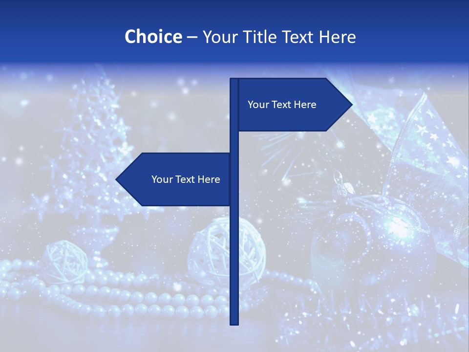 Copyspace Sparkle Holiday PowerPoint Template