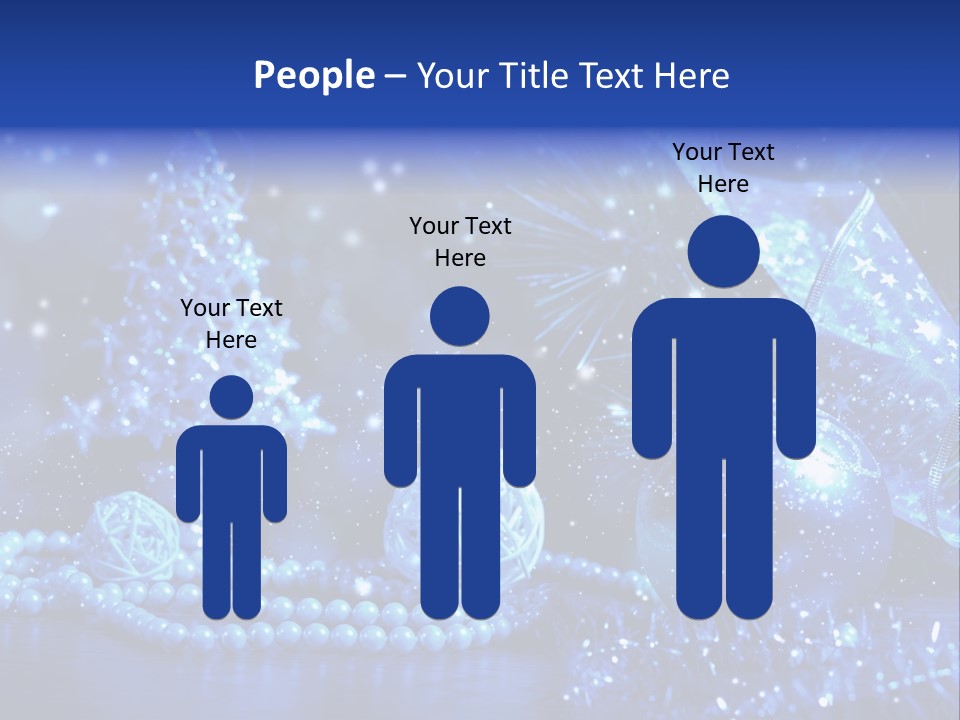 Copyspace Sparkle Holiday PowerPoint Template