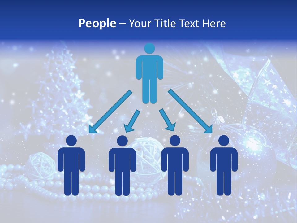 Copyspace Sparkle Holiday PowerPoint Template