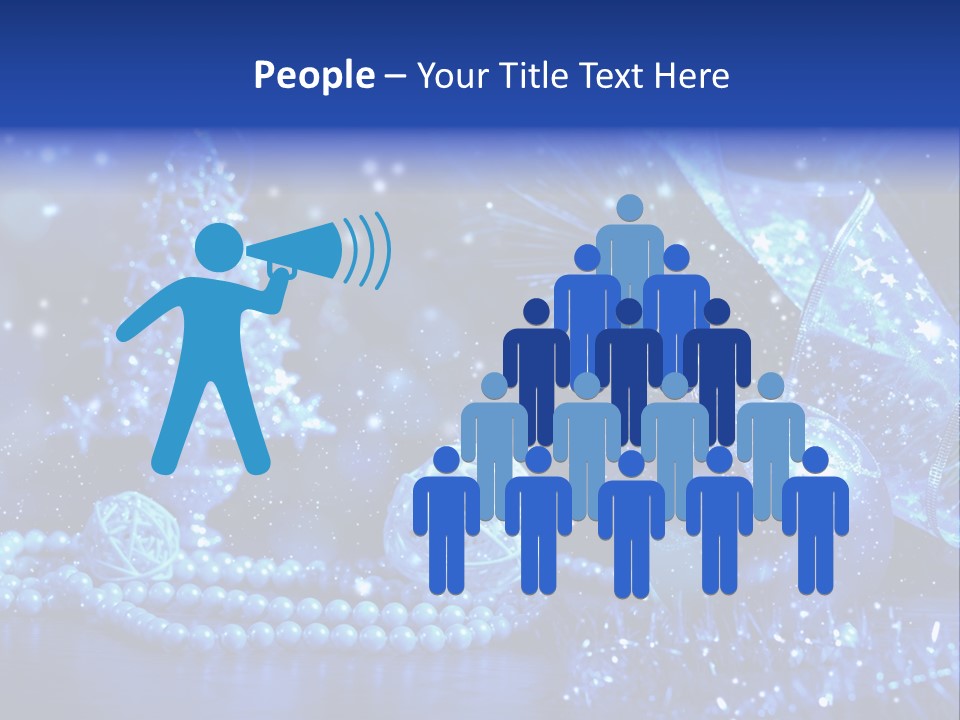 Copyspace Sparkle Holiday PowerPoint Template