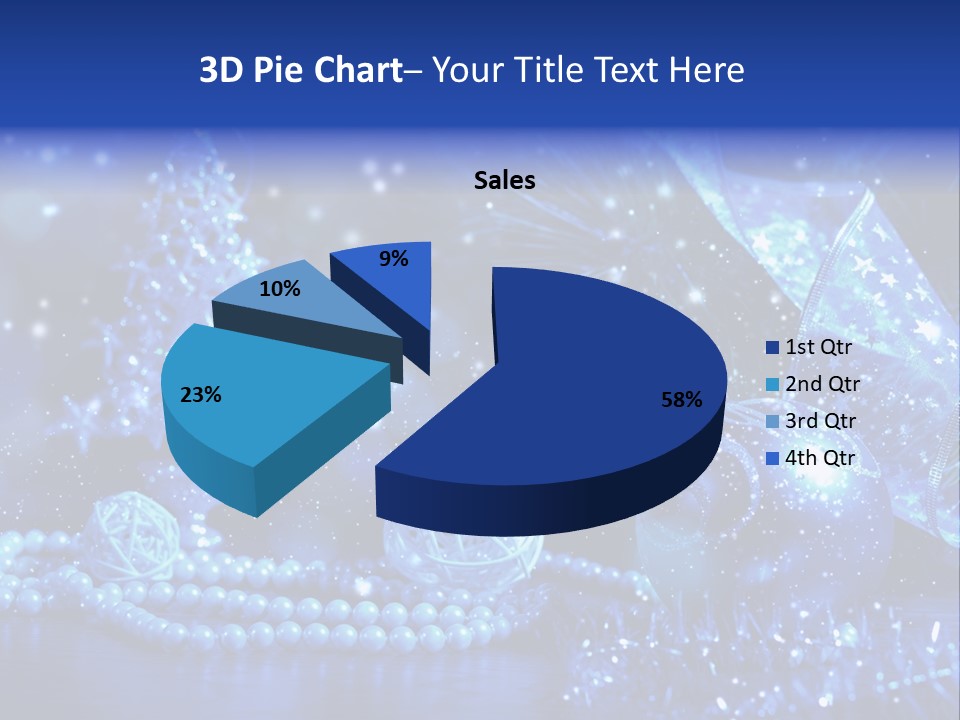 Copyspace Sparkle Holiday PowerPoint Template