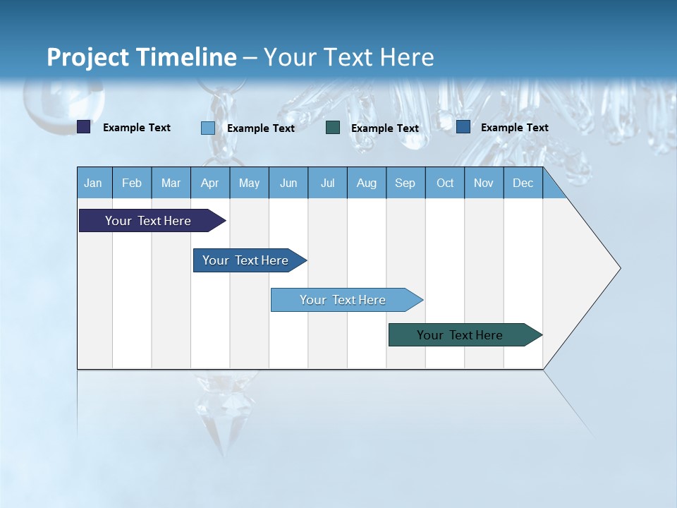 Ice Shape Winter PowerPoint Template