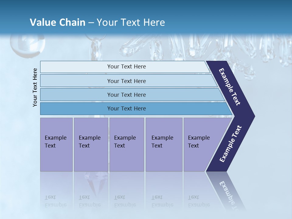 Ice Shape Winter PowerPoint Template