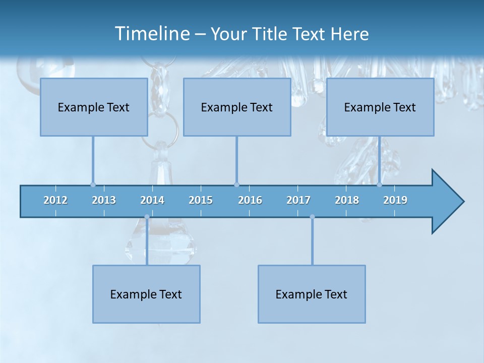 Ice Shape Winter PowerPoint Template