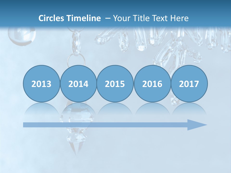 Ice Shape Winter PowerPoint Template