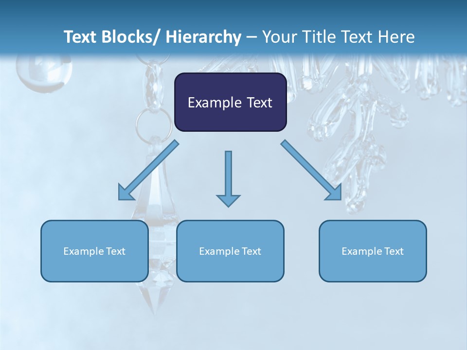 Ice Shape Winter PowerPoint Template