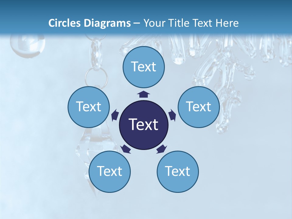 Ice Shape Winter PowerPoint Template