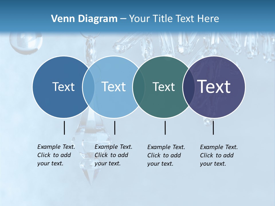 Ice Shape Winter PowerPoint Template