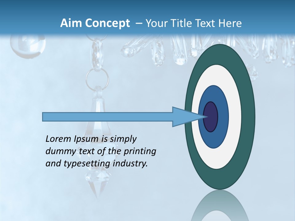 Ice Shape Winter PowerPoint Template