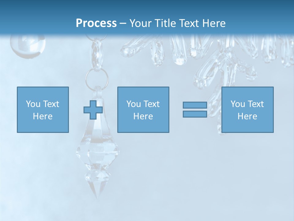Ice Shape Winter PowerPoint Template