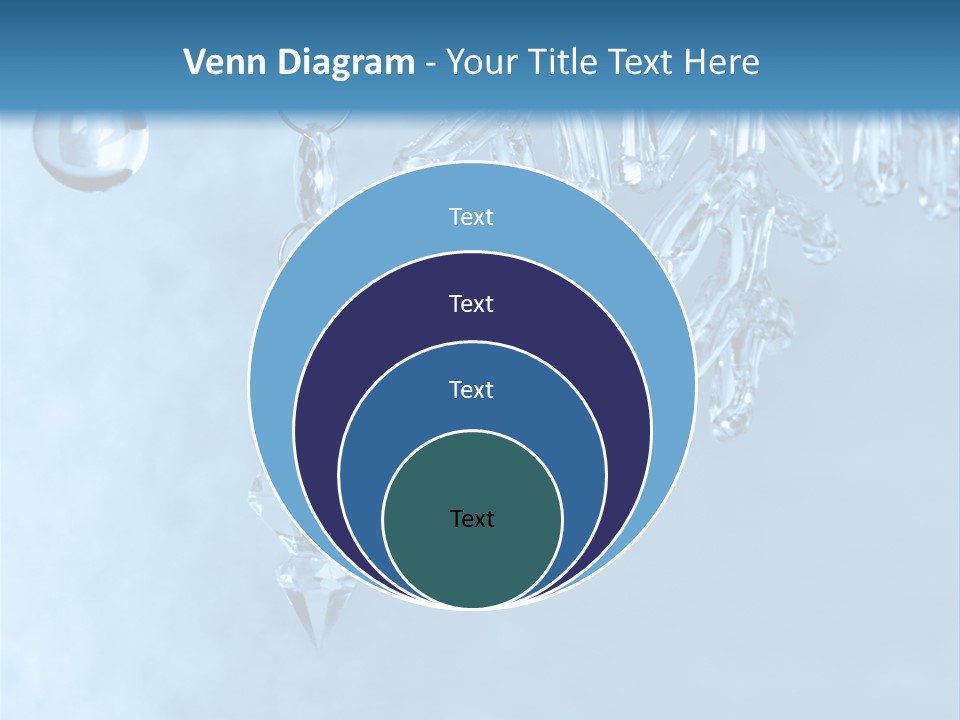 Ice Shape Winter PowerPoint Template