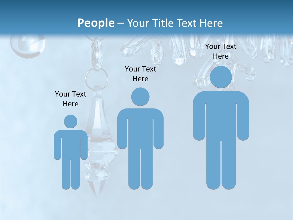 Ice Shape Winter PowerPoint Template