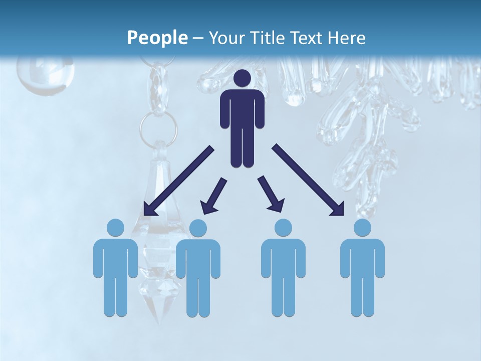 Ice Shape Winter PowerPoint Template