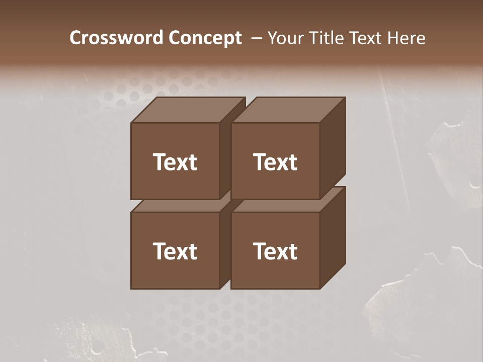 Metallic Sheet Retro PowerPoint Template