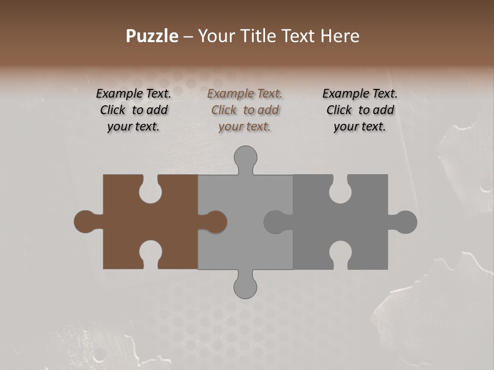 Metallic Sheet Retro PowerPoint Template