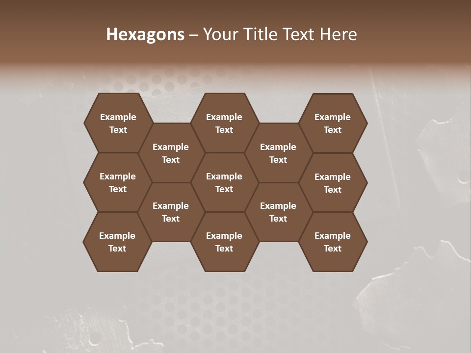 Metallic Sheet Retro PowerPoint Template