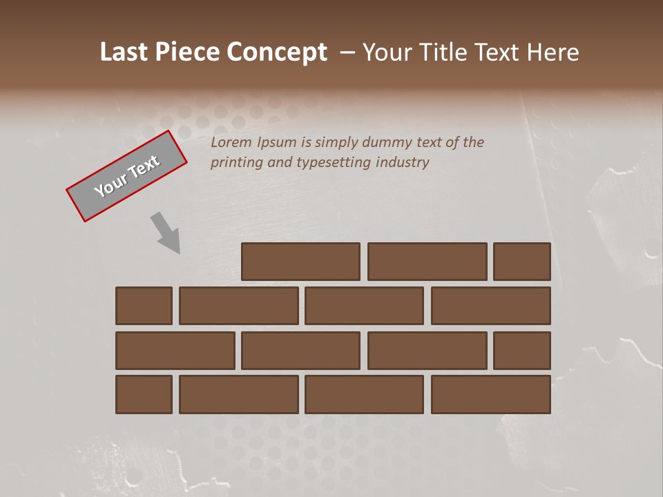 Metallic Sheet Retro PowerPoint Template