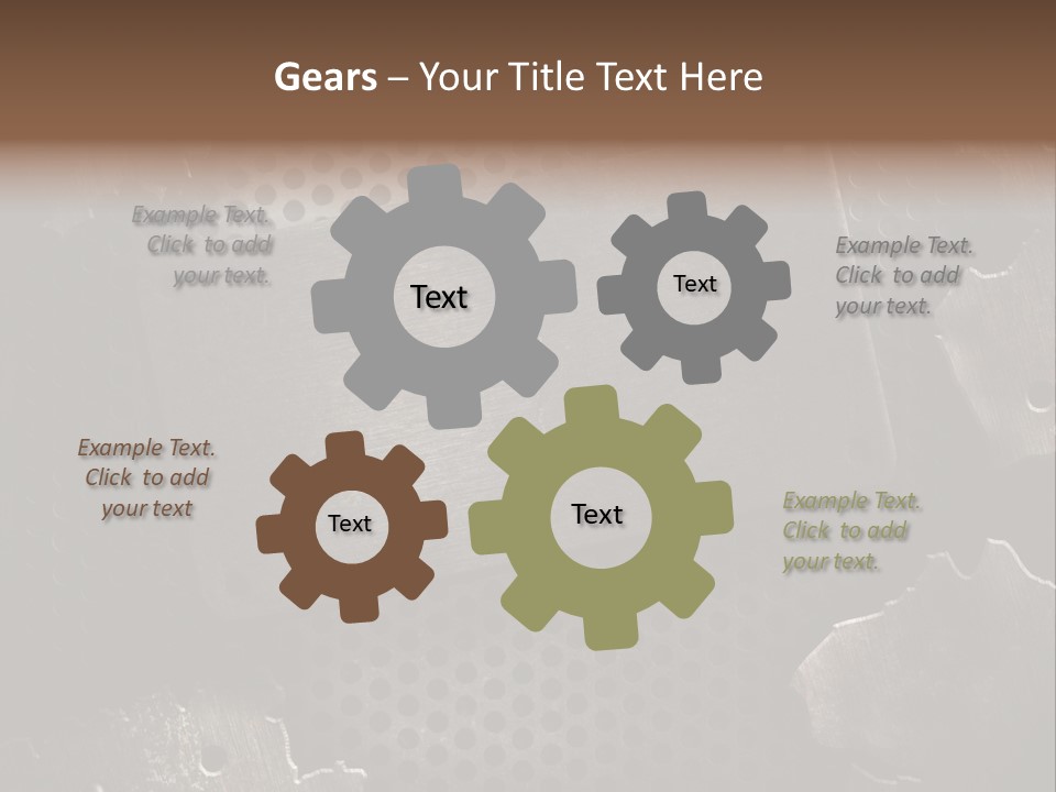 Metallic Sheet Retro PowerPoint Template