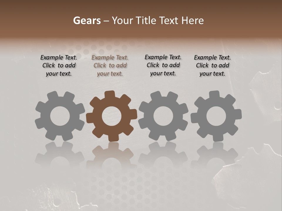 Metallic Sheet Retro PowerPoint Template