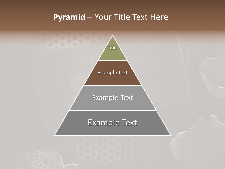 Metallic Sheet Retro PowerPoint Template