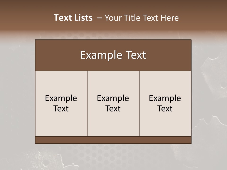 Metallic Sheet Retro PowerPoint Template