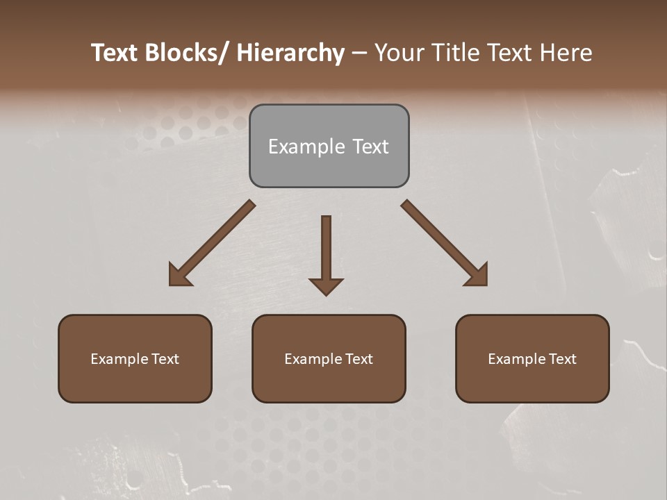 Metallic Sheet Retro PowerPoint Template