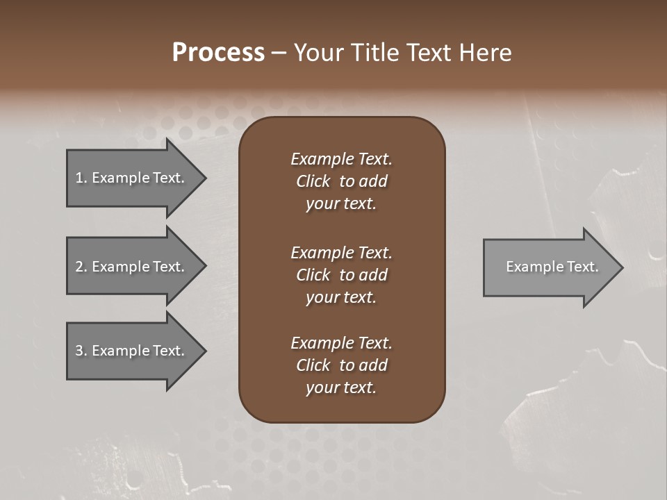 Metallic Sheet Retro PowerPoint Template