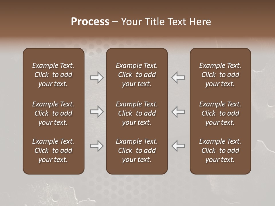 Metallic Sheet Retro PowerPoint Template
