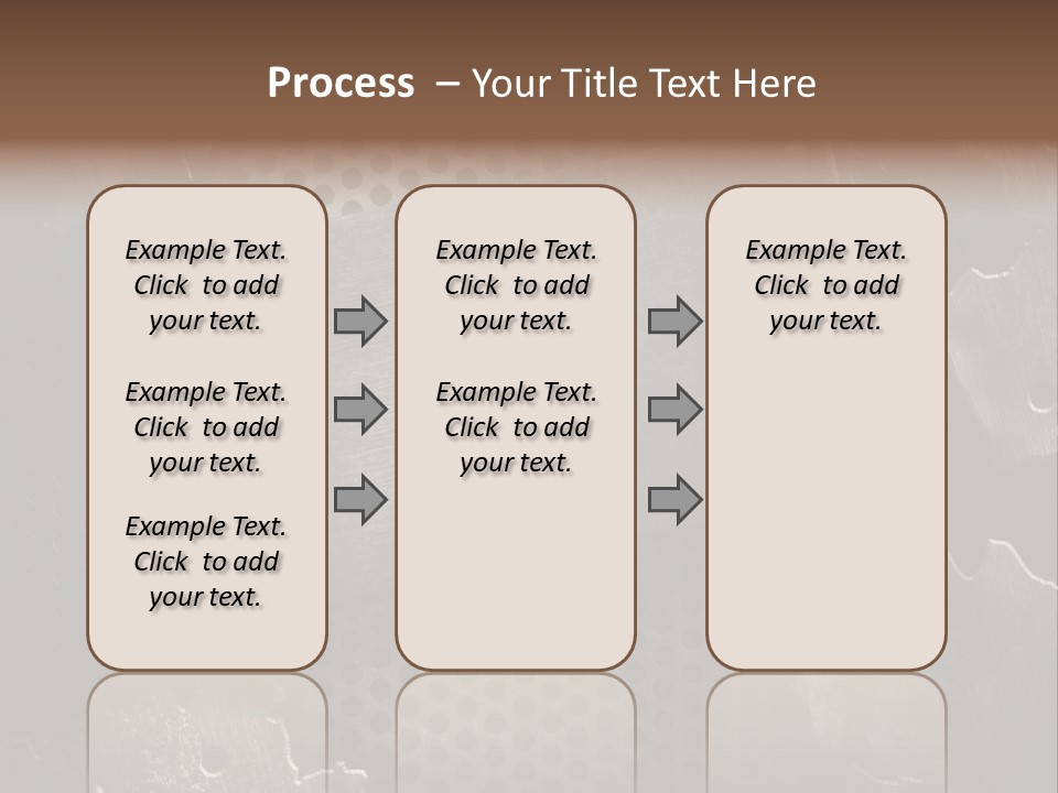 Metallic Sheet Retro PowerPoint Template