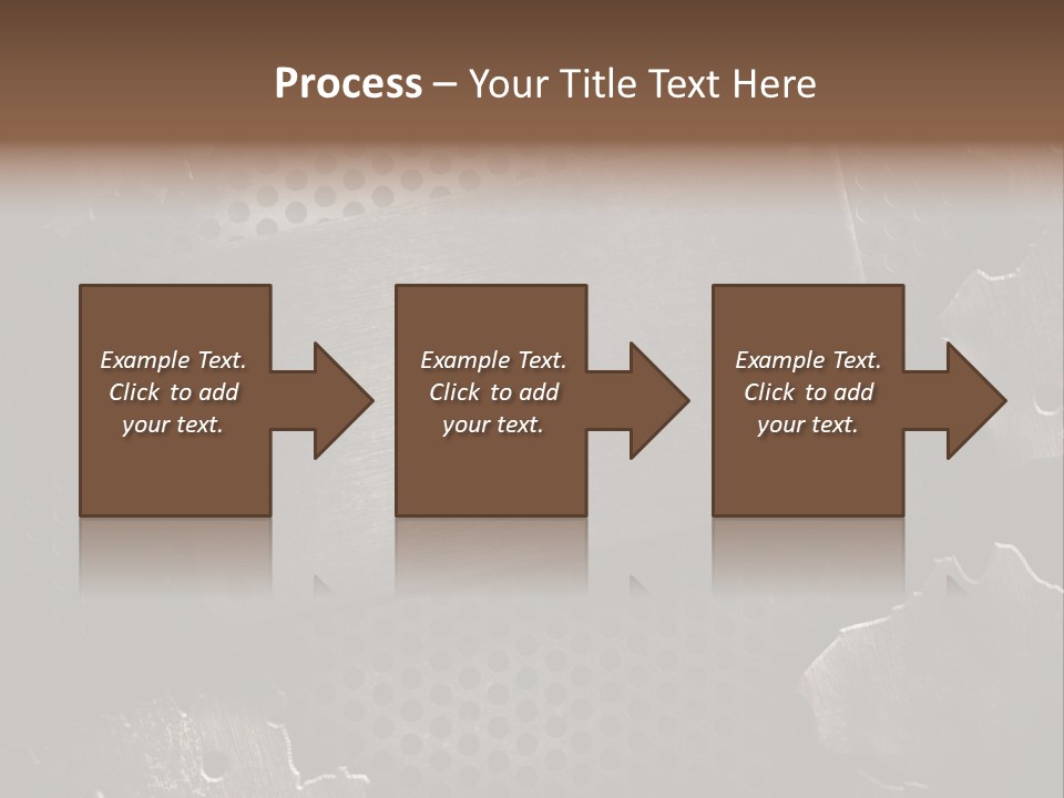 Metallic Sheet Retro PowerPoint Template