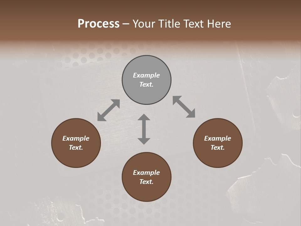 Metallic Sheet Retro PowerPoint Template