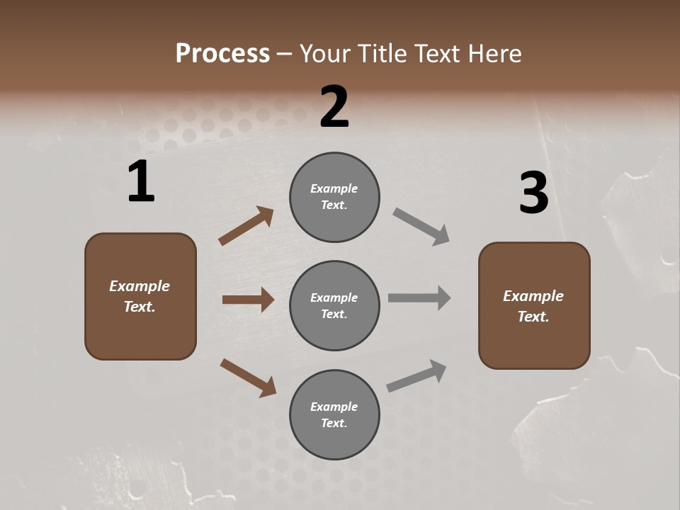 Metallic Sheet Retro PowerPoint Template