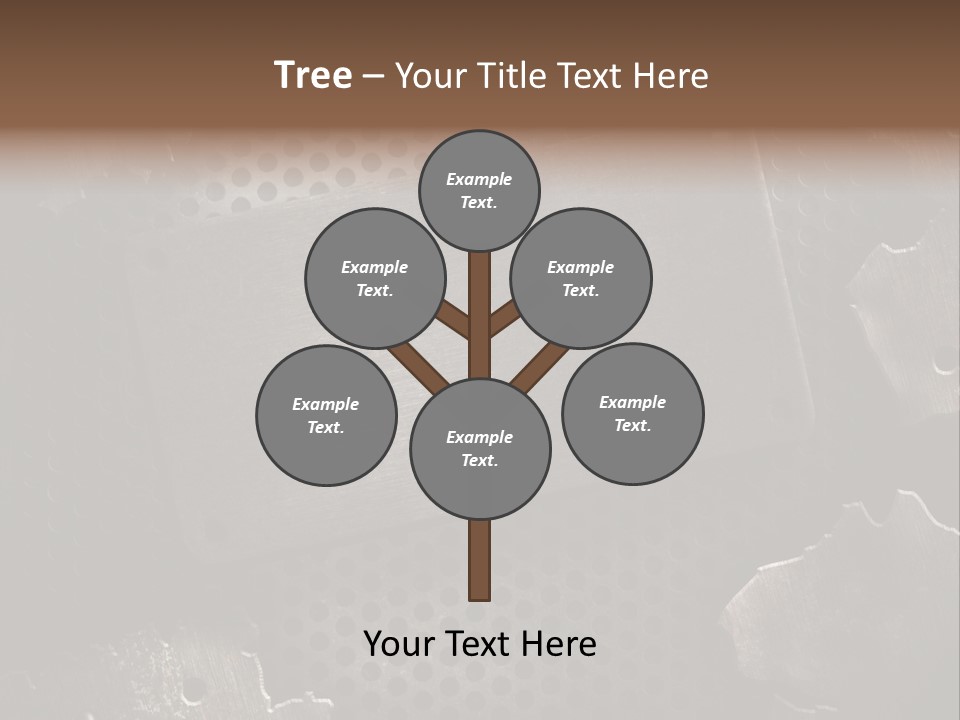 Metallic Sheet Retro PowerPoint Template