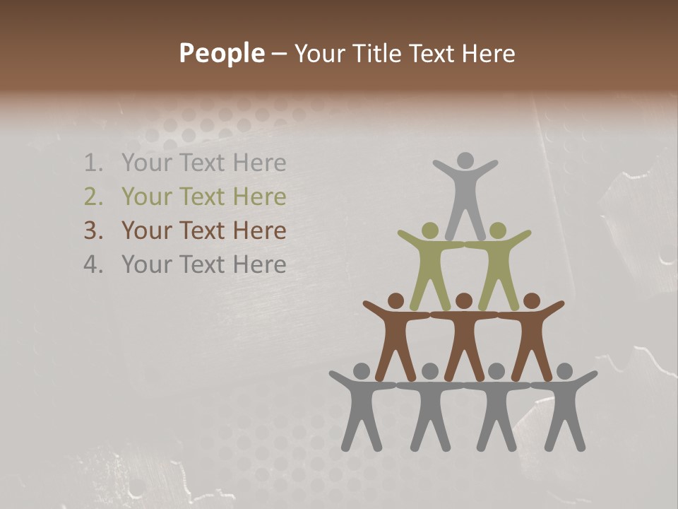 Metallic Sheet Retro PowerPoint Template