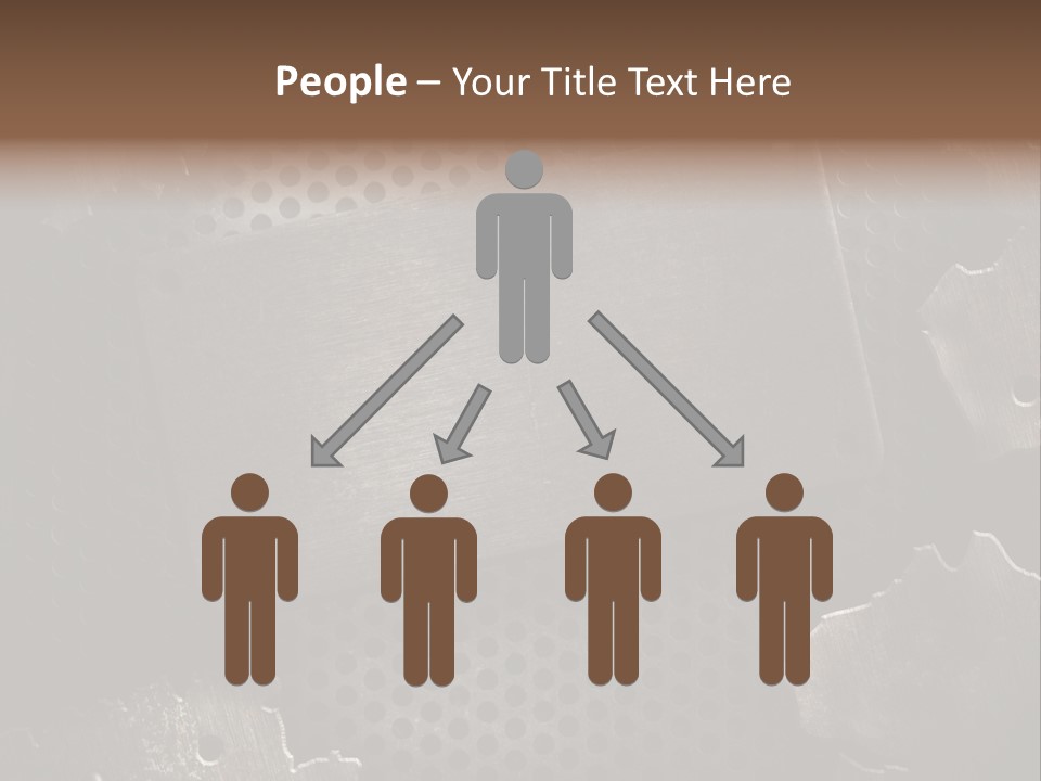 Metallic Sheet Retro PowerPoint Template