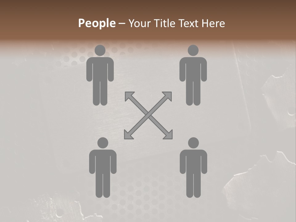 Metallic Sheet Retro PowerPoint Template