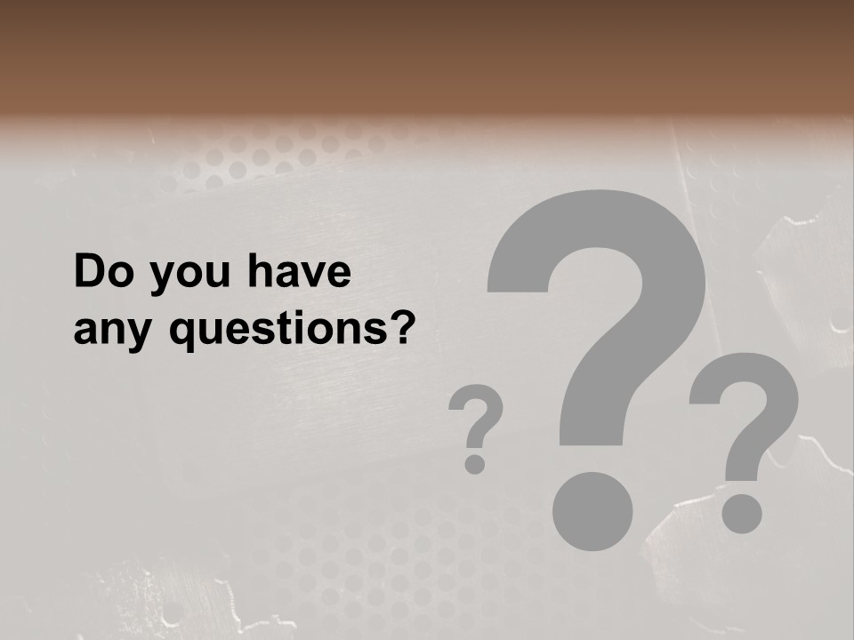 Metallic Sheet Retro PowerPoint Template