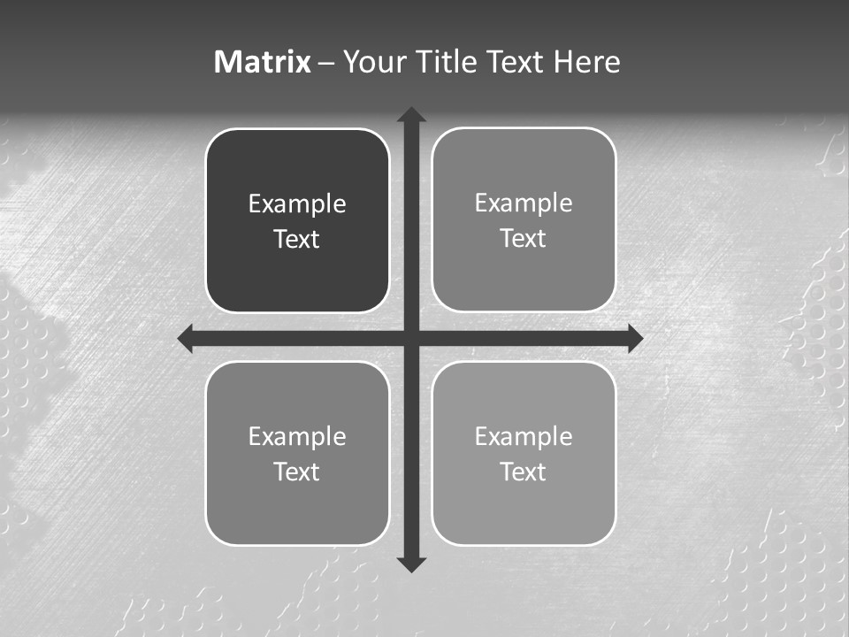 Space Pattern Silver PowerPoint Template