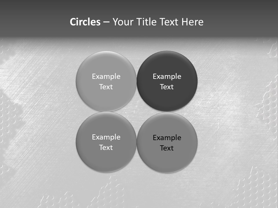 Space Pattern Silver PowerPoint Template
